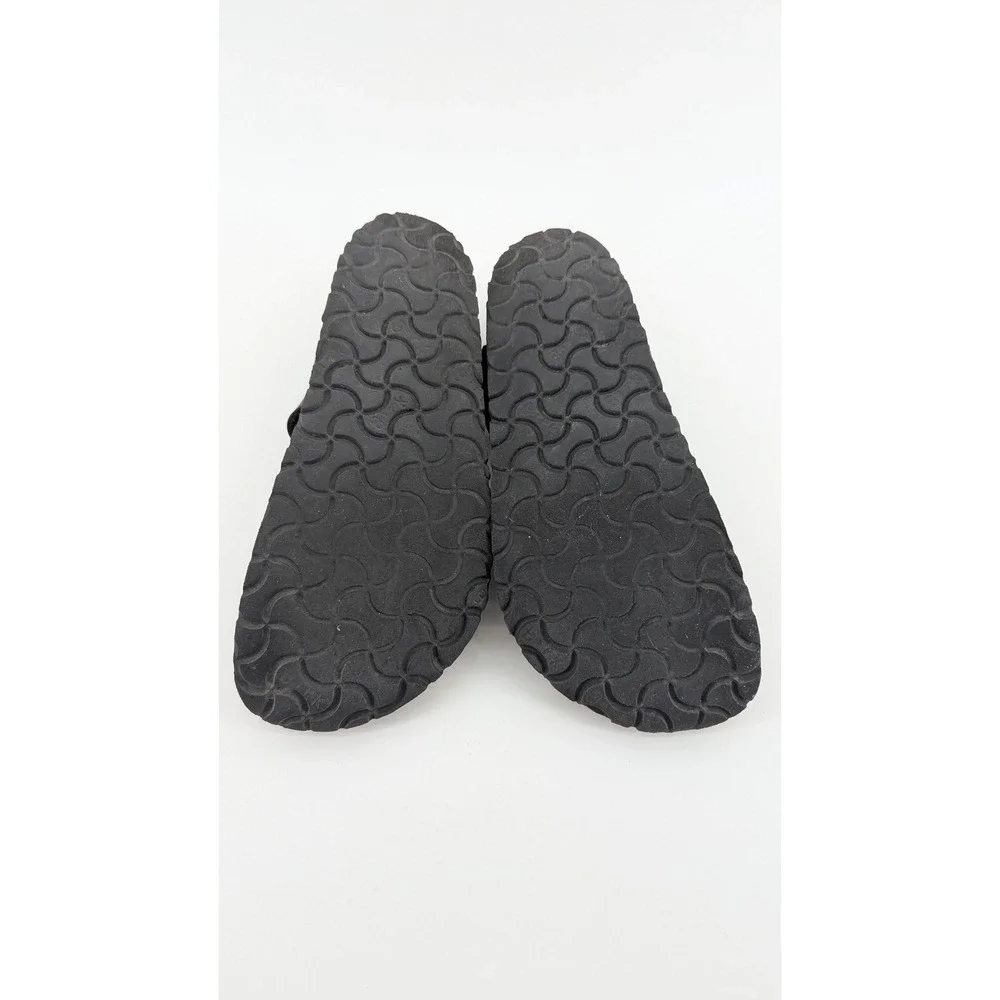 Birkenstock Gizeh Black Birko-Flor Thong Sandals Women 38 L7 M5 Made in Germany